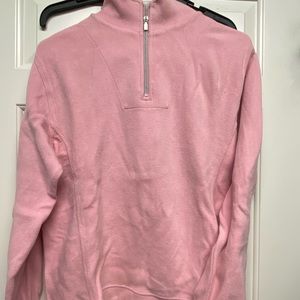 Tommy bahama half zip. Pink medium.